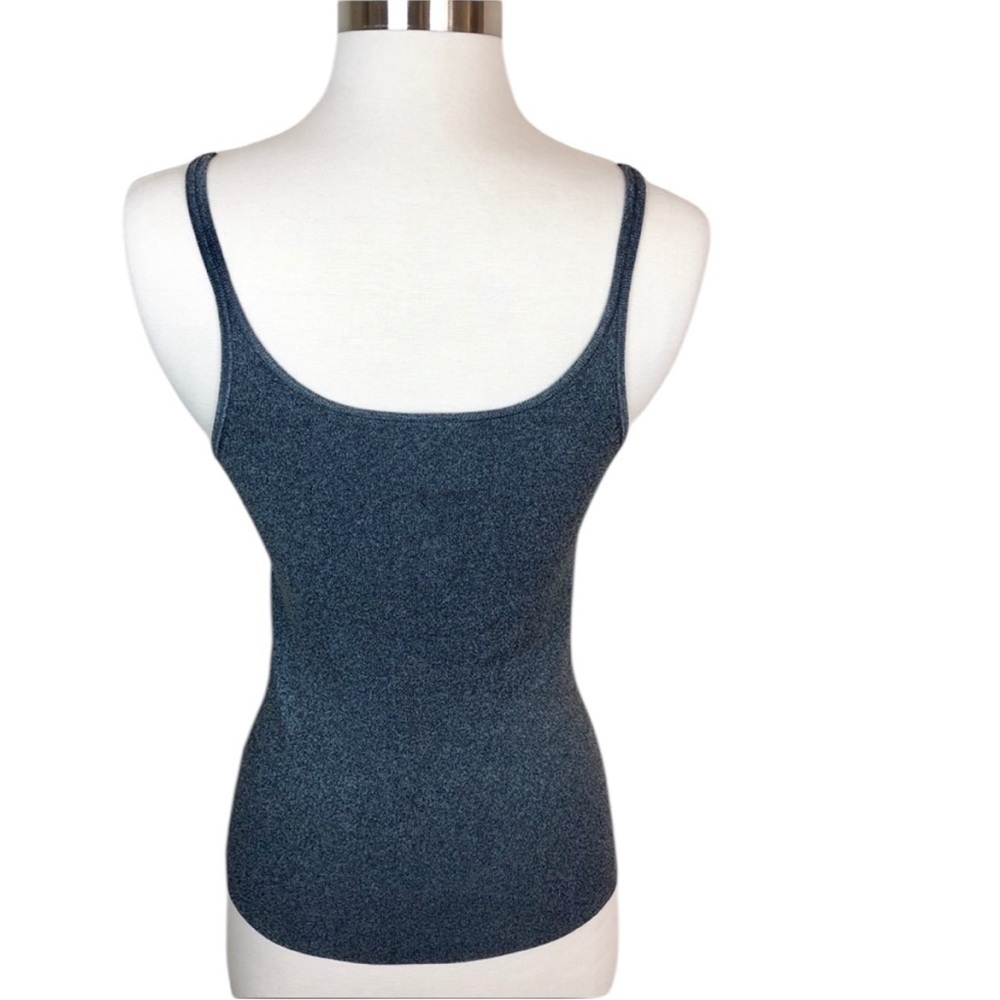 Gap Women’s Metallic Blue Stretch Sweater Tank - M - Picture 4 of 7